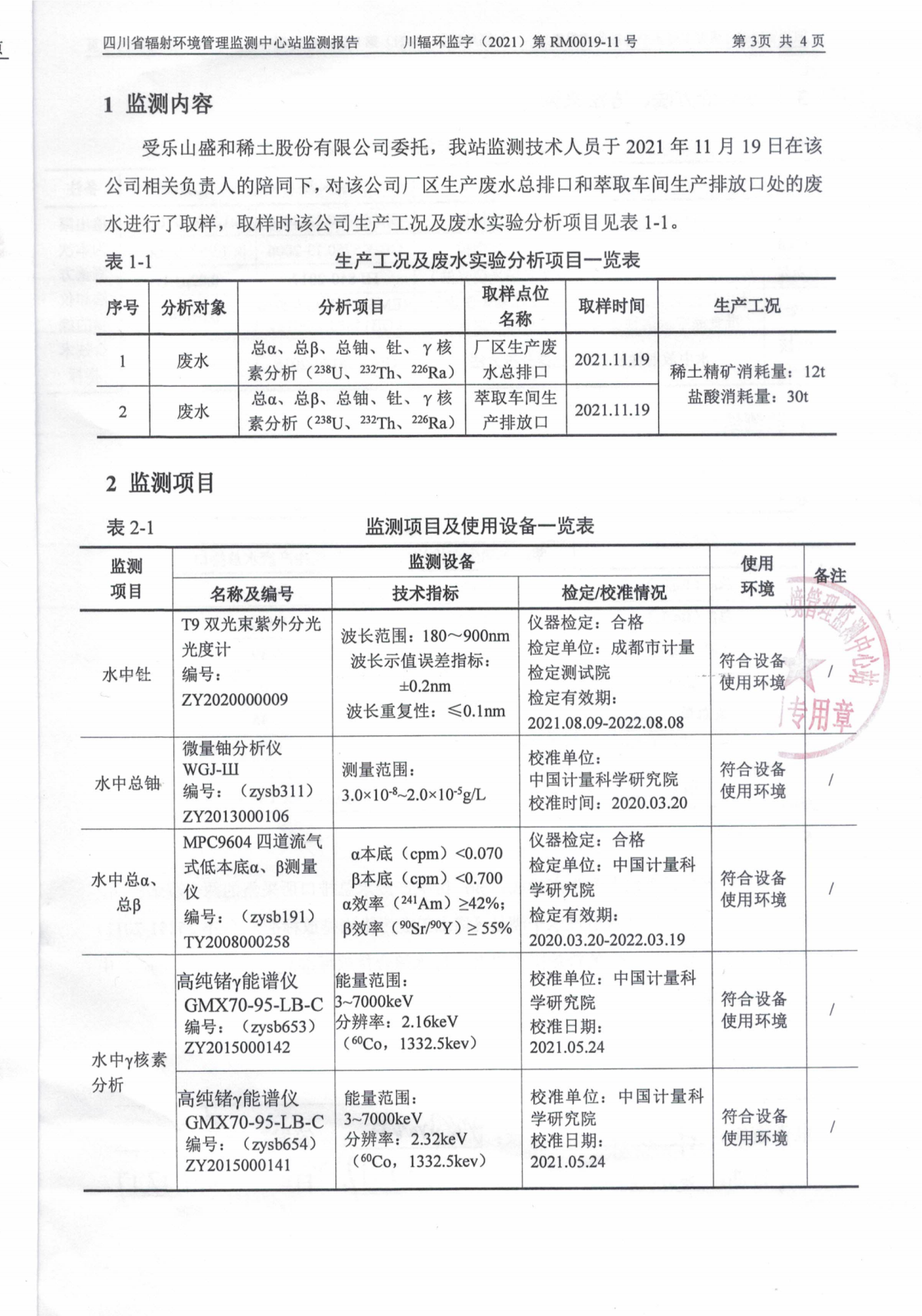 乐山盛和11月份生产废水放射性水平监测 川辐环监字（2021）第RM0019-11号_02.png